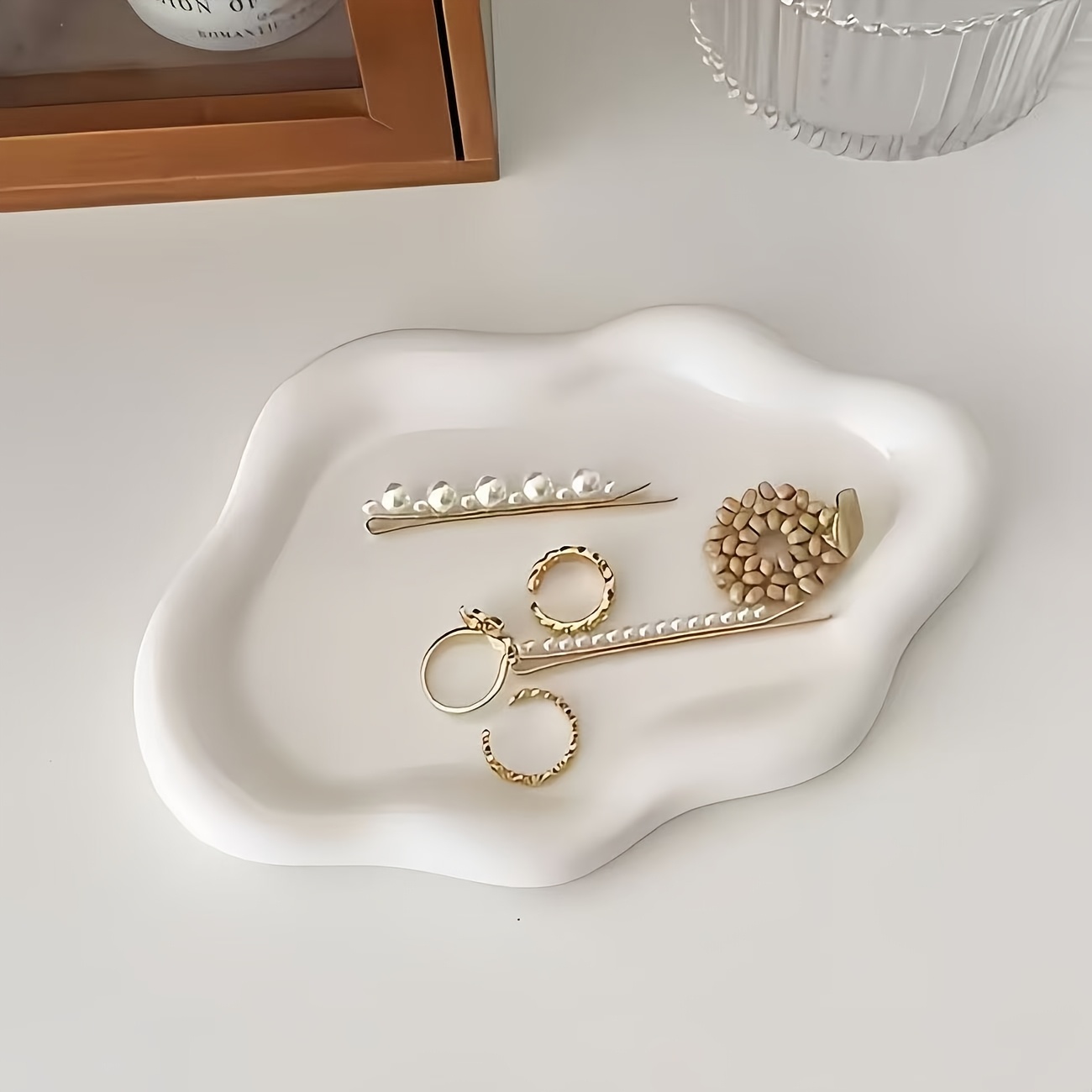 Jewelry And Watches Stores - 1pc Jewelry Tray - Elegant Cloud