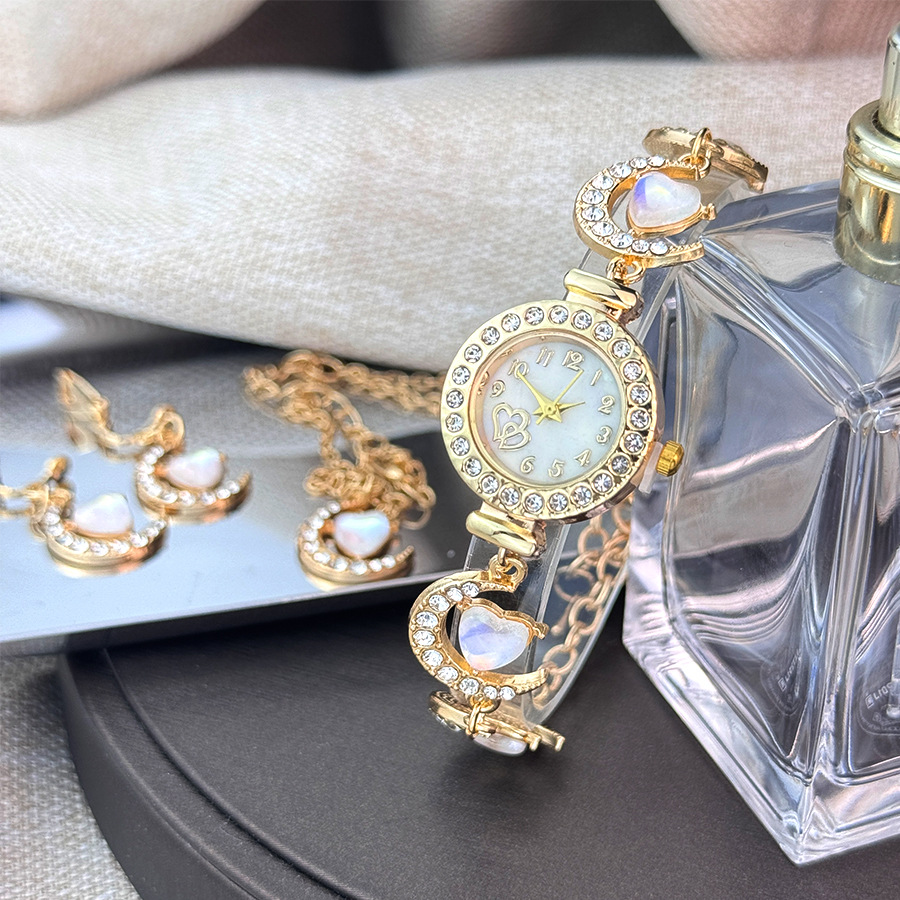 Vintage Jewelry Watches Women - 3pcs/set Vintage Love Moon Jewelry Set