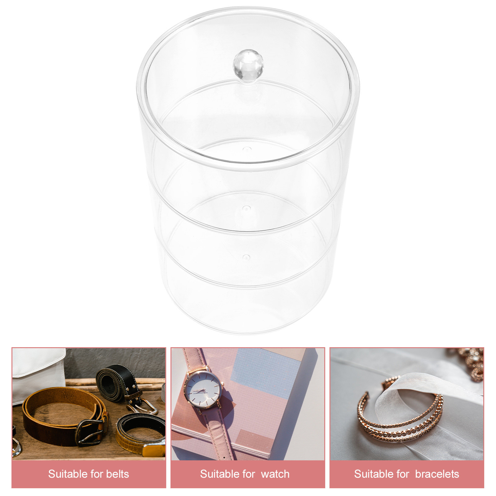 Multi-Level Transparent Acryli - Jewelry Watches Box recensie en prijs