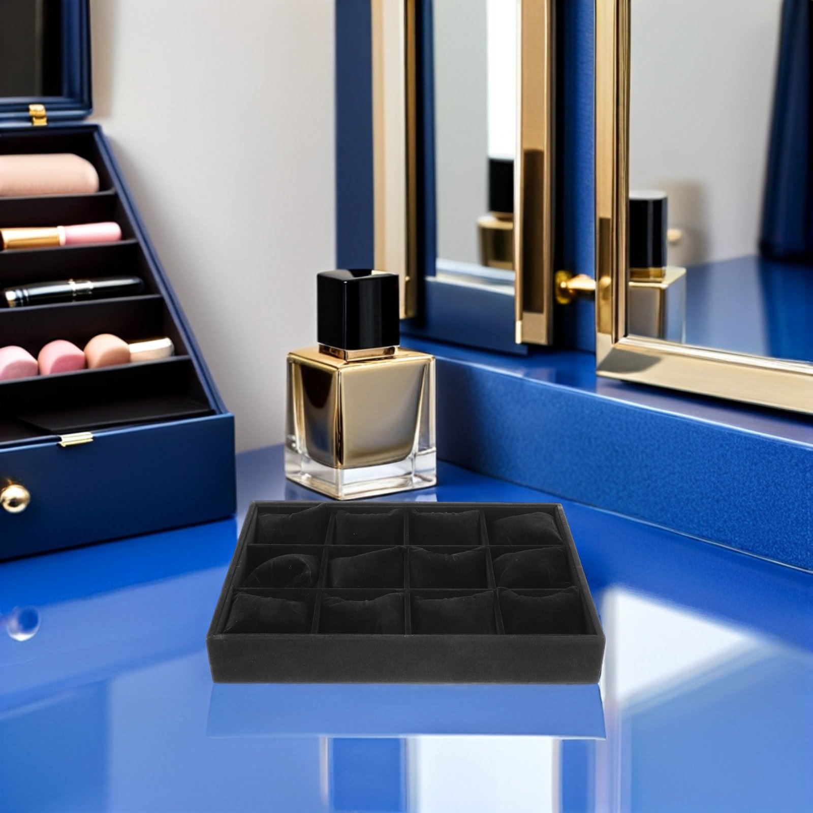 2Pcs Black Jewelry Organizer T - Jewelry Watches Box recensie en prijs