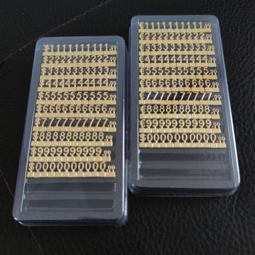 Gold 3D Combined Price Tag  Ad - Jewelry And Watches Stores recensie en prijs