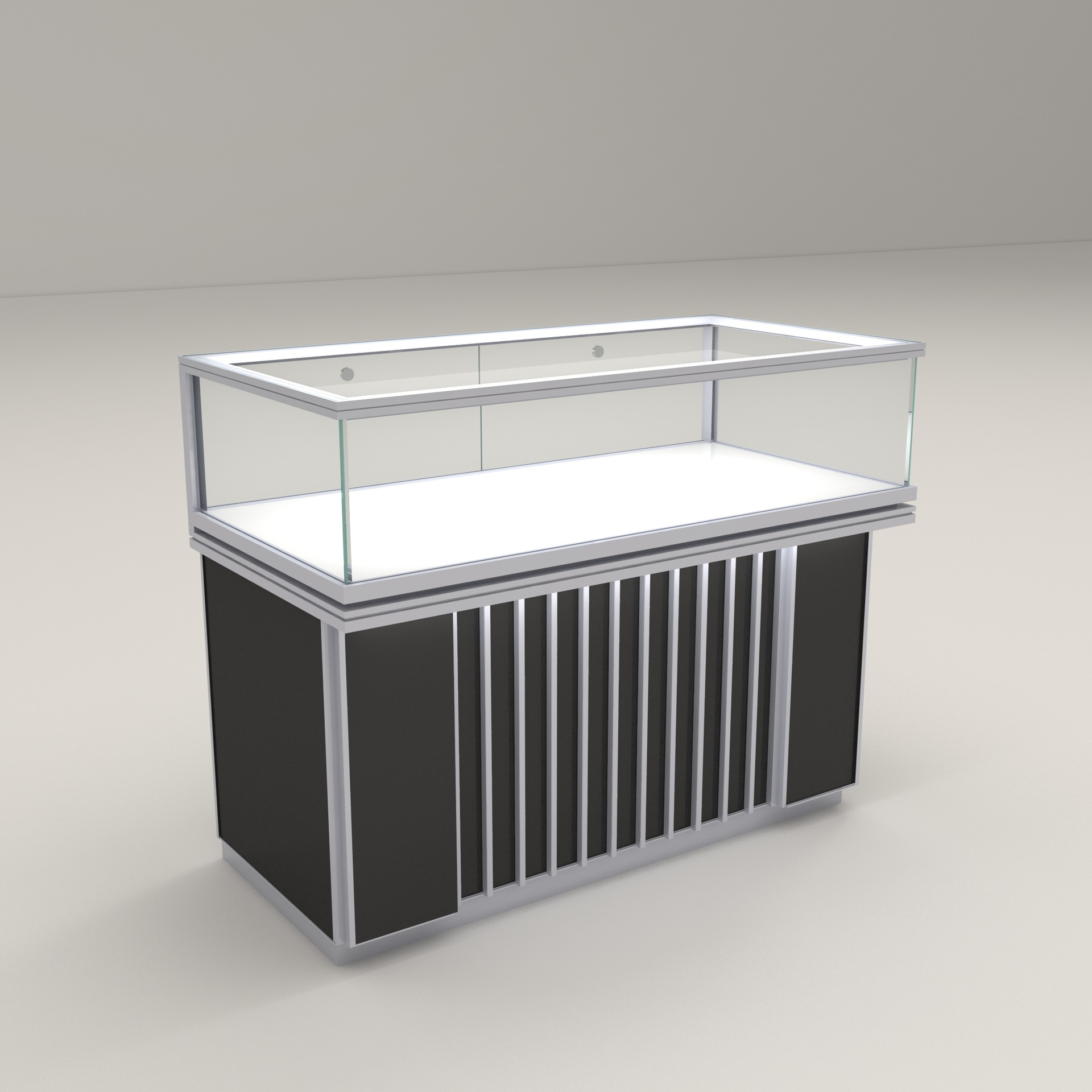 Glass jewelry display cabinet  - Jewelry And Watches Stores recensie en prijs