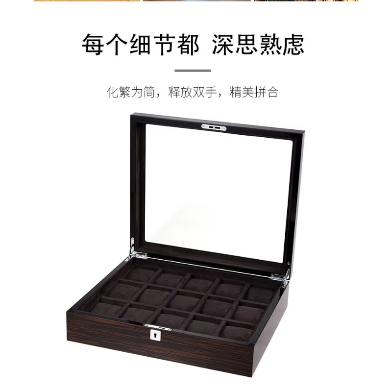 Hxl wooden piano lacquer multi - Jewelry Watches Box recensie en prijs
