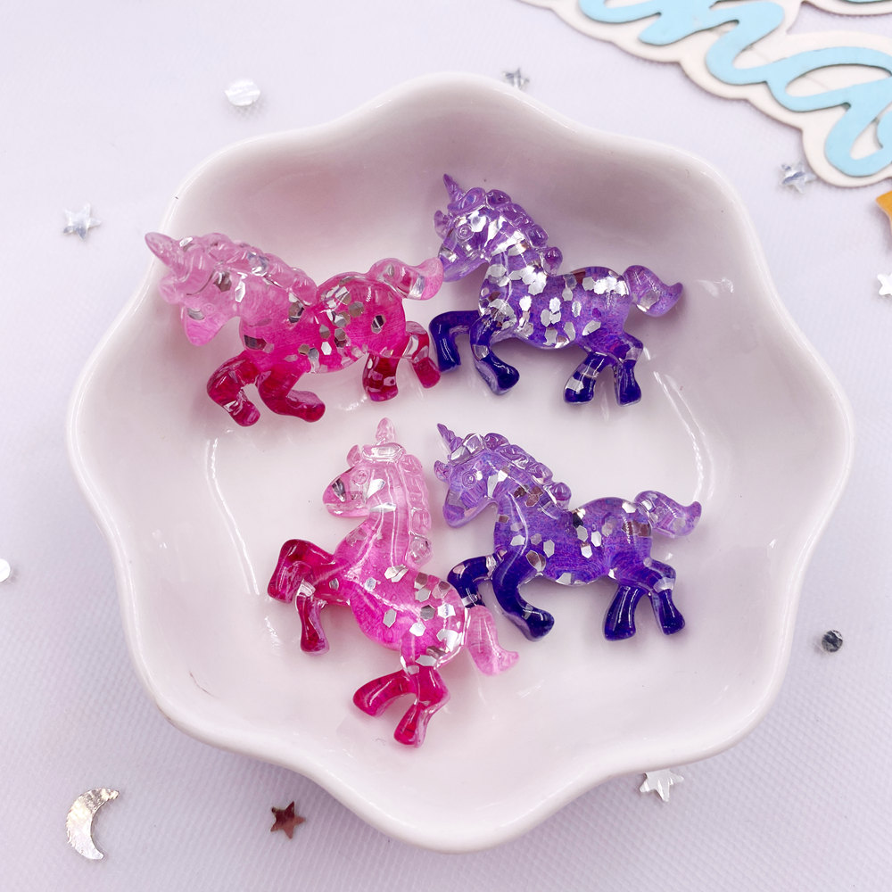 6PCS Colorful Resin Glitter 3D - Paradise Jewelry & Watches Dolphin Mall recensie en prijs