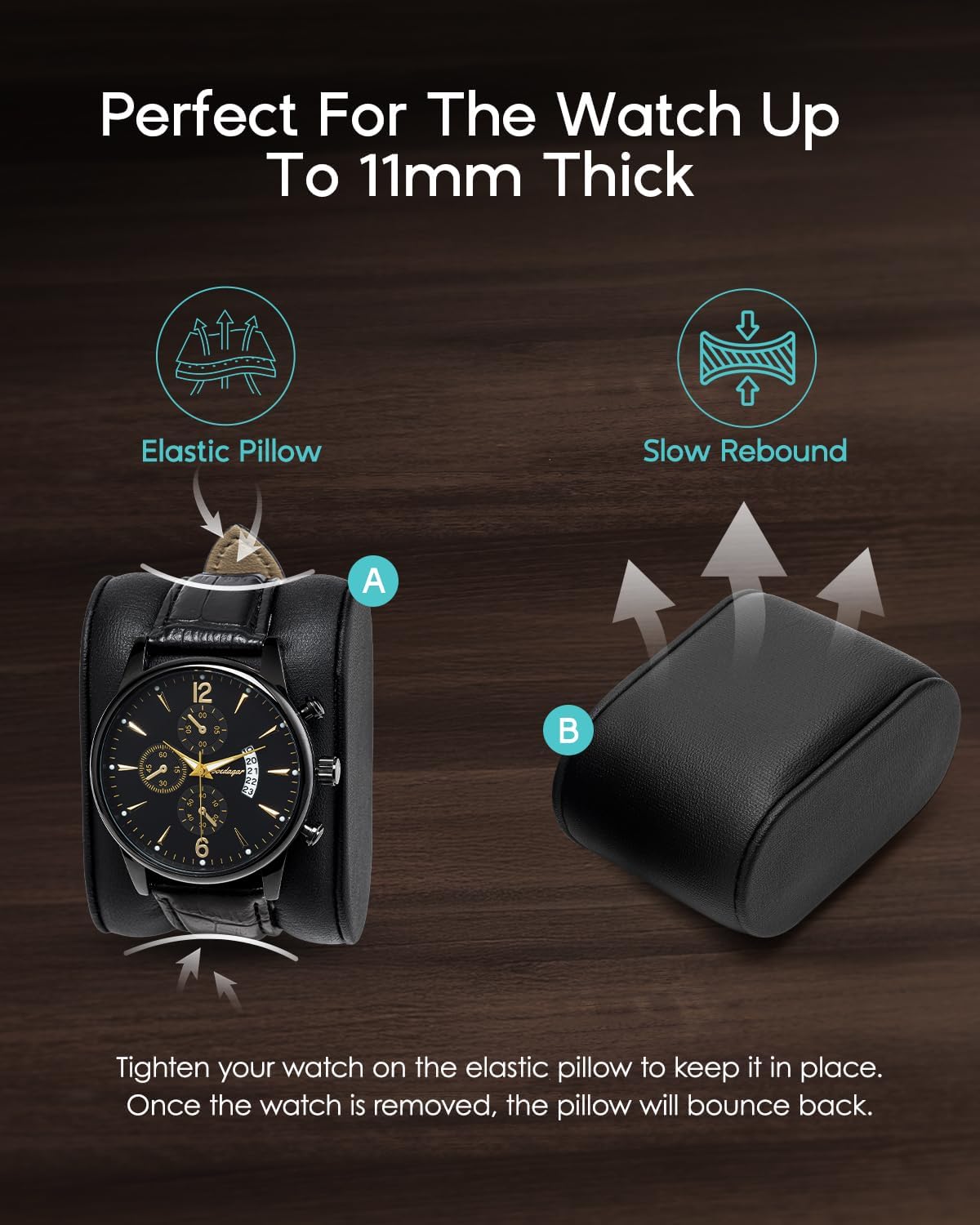 6-Slot Watch Case with Glass L - Jewelry Watches Box recensie en prijs