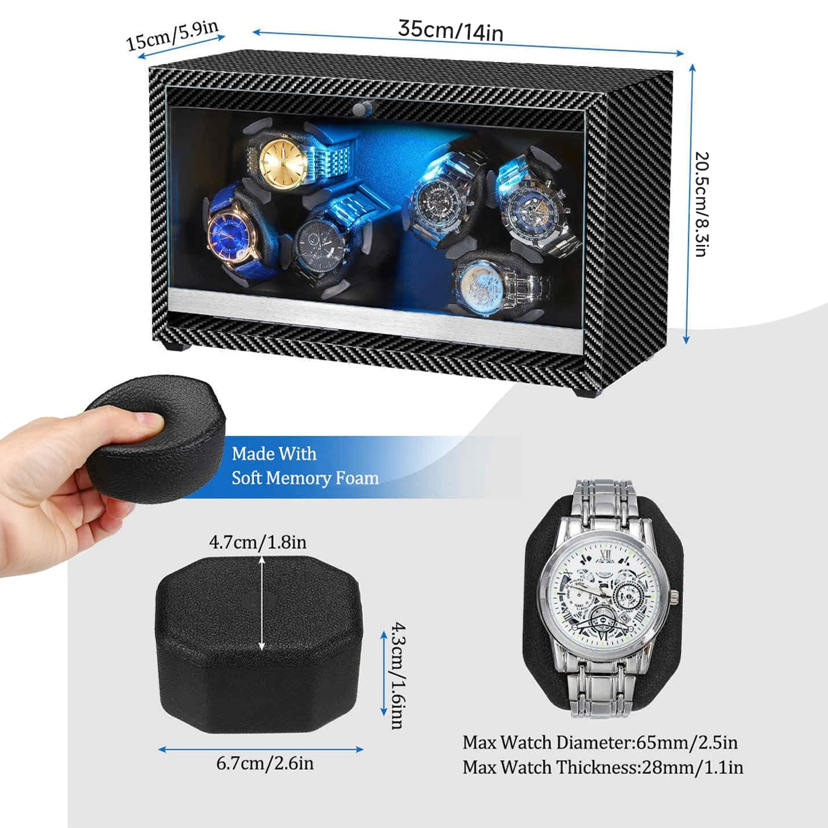 Watch Winder for Automatic Wat - Jewelry And Watches Stores recensie en prijs
