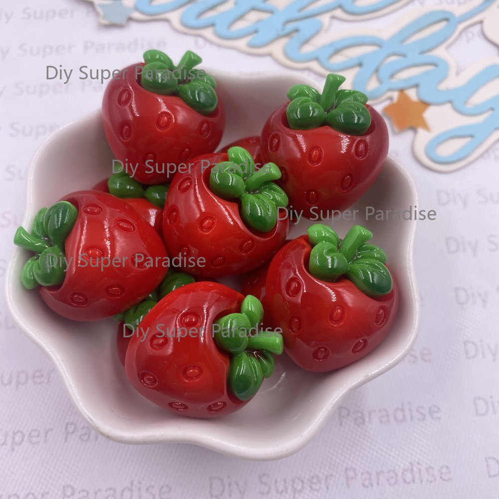 8PCS Resin Kawaii Colorful Red - Paradise Jewelry & Watches Dolphin Mall recensie en prijs