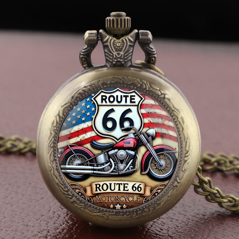 Classic Retro Route 66 Glass D - Vintage Jewelry Watches Women recensie en prijs