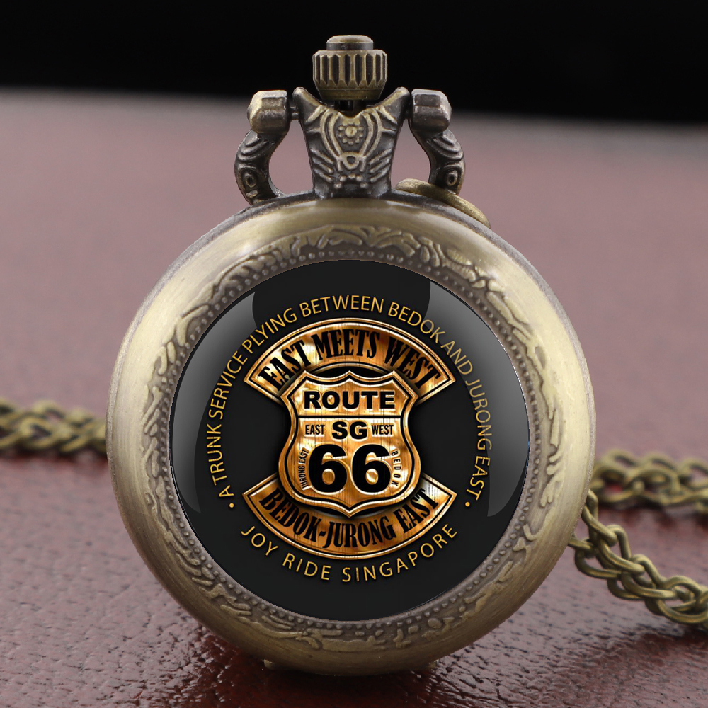 Classic Retro Route 66 Glass D - Vintage Jewelry Watches Women recensie en prijs