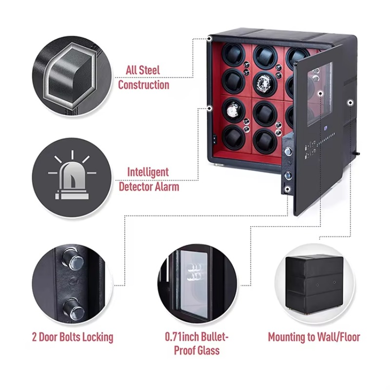 Luxury 12 Automatic Rotors and - Jewelry Watches Box recensie en prijs